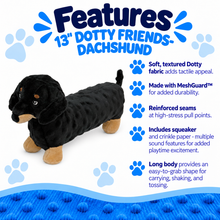 Load image into Gallery viewer, 13" Dotty Friends - Dachshund
