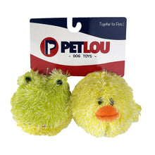 Load image into Gallery viewer, 4&quot; EZ Squeaky Ball Twin Pack - Chick &amp; Frog
