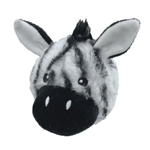 Load image into Gallery viewer, 4&quot; EZ Squeaky Ball Twin Pack - Giraffe &amp; Zebra
