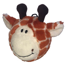 Load image into Gallery viewer, 4&quot; EZ Squeaky Ball Twin Pack - Giraffe &amp; Zebra
