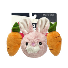 Load image into Gallery viewer, 4" EZ Squeaky Ball Triple Pack - Rabbit &amp; Carrot
