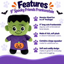 Load image into Gallery viewer, 9" Spooky Friends - Frankenstein
