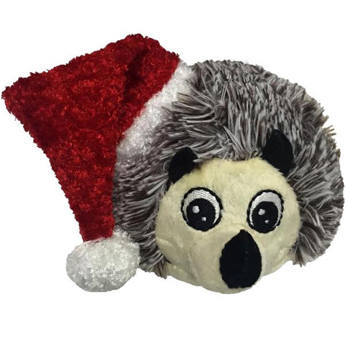 HOLIDAY TIME Christmas Dog Toy – Small Plush With Squeaker – Reindeer, Santa, Snowman, Moose, Slippers