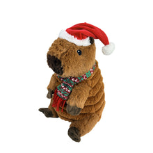 Load image into Gallery viewer, 12" Christmas Zoo Friends - Capybara
