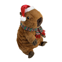 Load image into Gallery viewer, 16" Christmas Zoo Friends - Capybara
