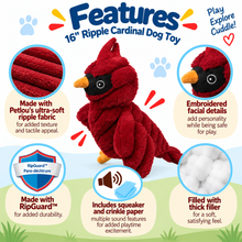 Load image into Gallery viewer, 16" Zoo Friends - Cardinal
