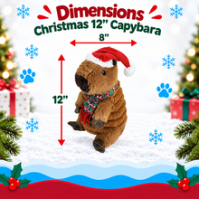 Load image into Gallery viewer, 12" Christmas Zoo Friends - Capybara
