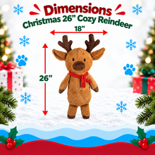 Load image into Gallery viewer, 26" Christmas Cozy Reindeer
