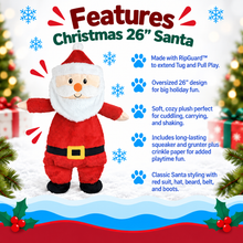 Load image into Gallery viewer, 26" Christmas Cozy Santa
