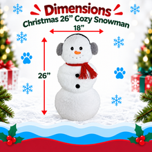 Load image into Gallery viewer, 26" Christmas Cozy Snowman
