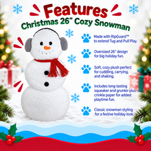 Load image into Gallery viewer, 26" Christmas Cozy Snowman
