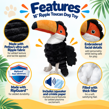 Load image into Gallery viewer, 16" Zoo Friends - Toucan
