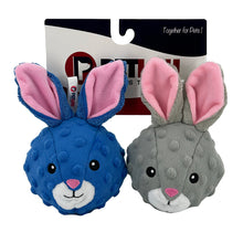 Load image into Gallery viewer, 4&quot; EZ Squeaky Ball Twin Pack - Rabbits
